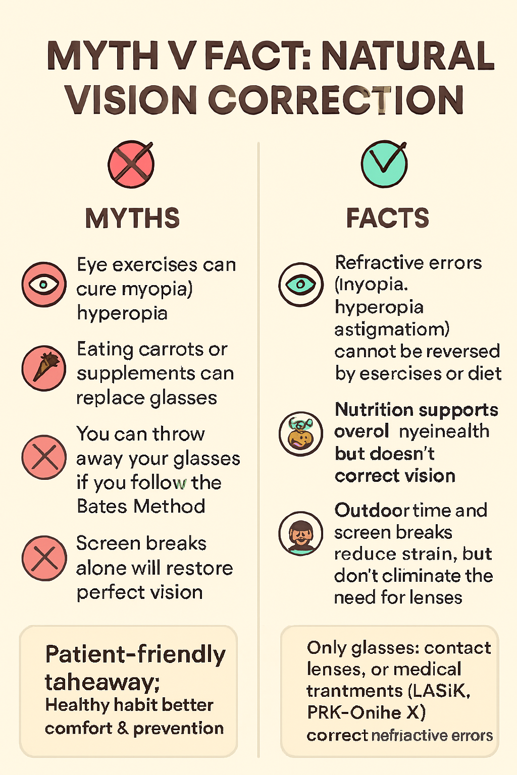 NATURAL VISION CORRECTION: MYTHS VS FACTS - SYARIKAT CERMIN MATA STARLITE